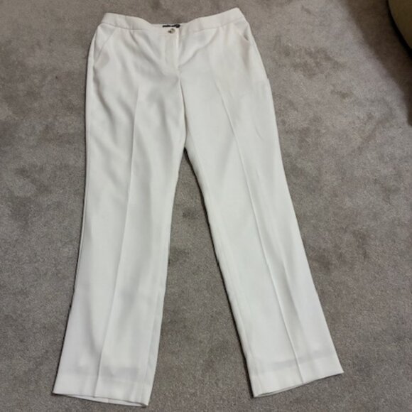 Karl Lagerfeld Paris White Dress Pants – Effortless Glamour Meets Luxe Comfort - Picture 5 of 7